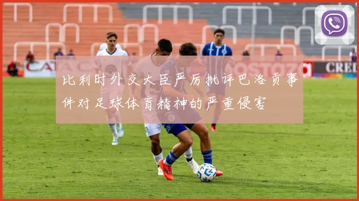 比利时外交大臣严厉批评巴洛贡事件对足球体育精神的严重侵害